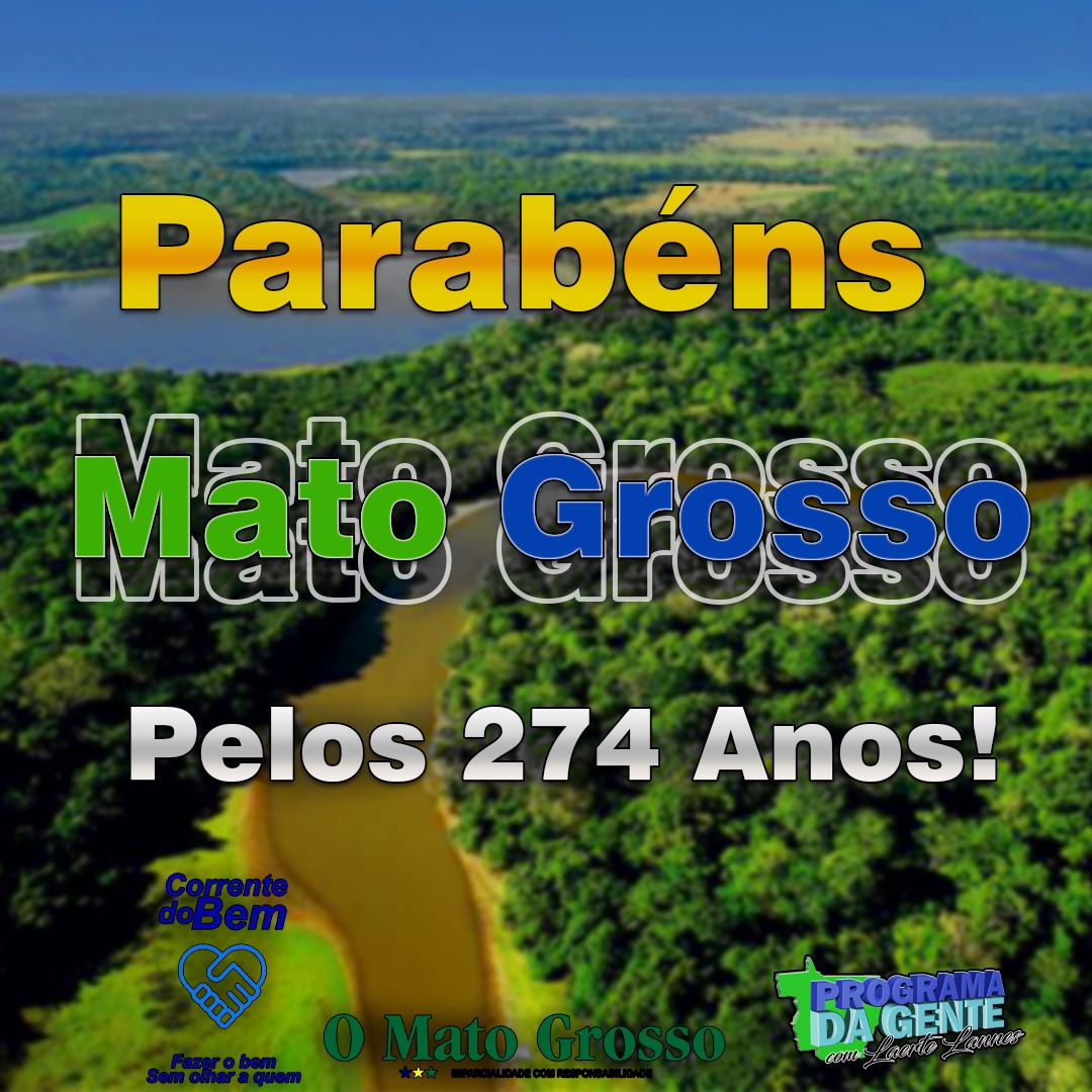 PARABÉNS MATO GROSSO!